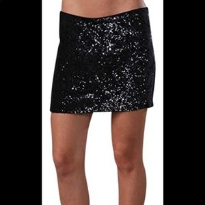 NWT Haute Hippie Junk Sequin Pencil Skirt